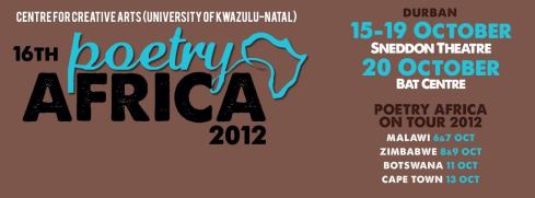 16th Poetry Africa on Tour and Durban Banner
